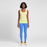 Sechia Yellow Scoop Neck Tank Top